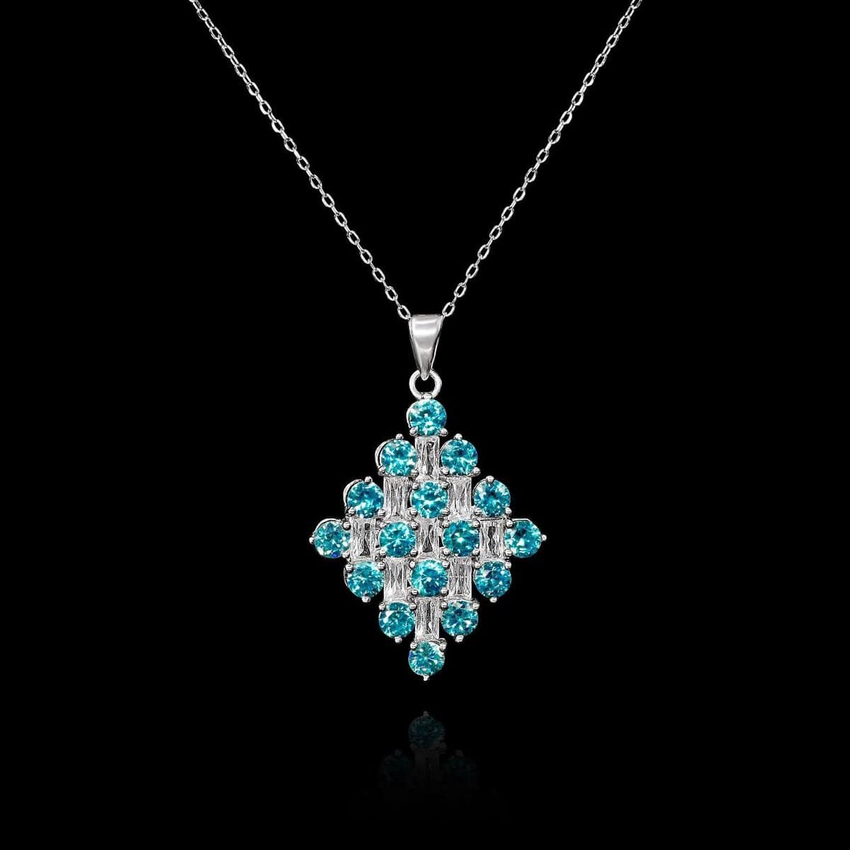 Omnia Lama Necklace in 92.5 Silver In High Quality CZ Zircon Stone - OMNIASTORES UAE