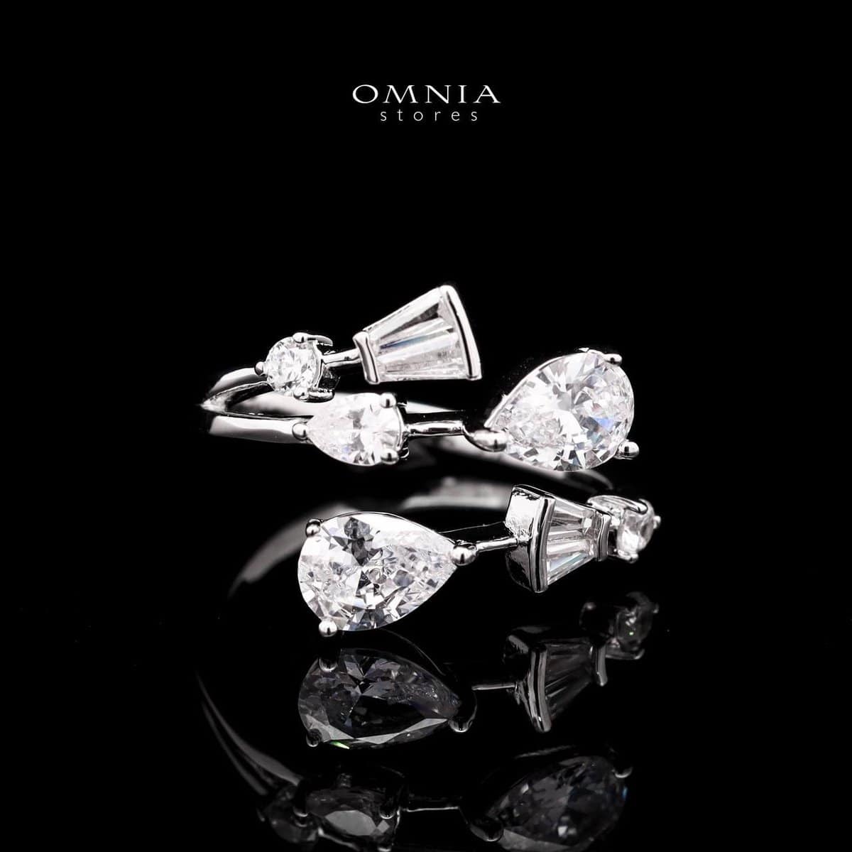 Xena White Luxury Bridal Full Set Premium Rhodium-Plated with High-Quality Zircon Stones