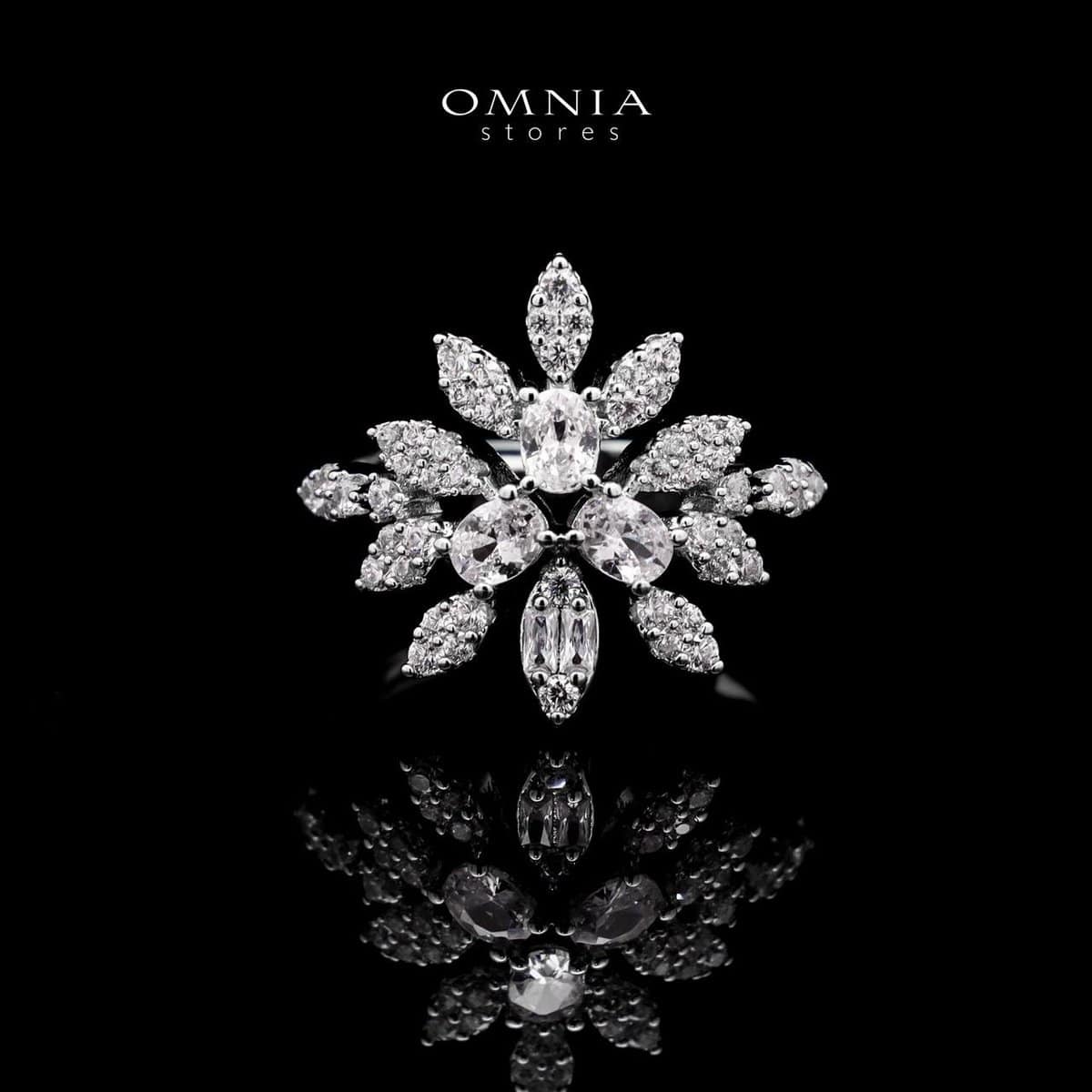 Omnia Anoud Maroon Bridal Full Set with Sparkling Zircon Stones in High-Quality Rhodium Plated Finish - OMNIASTORES UAE