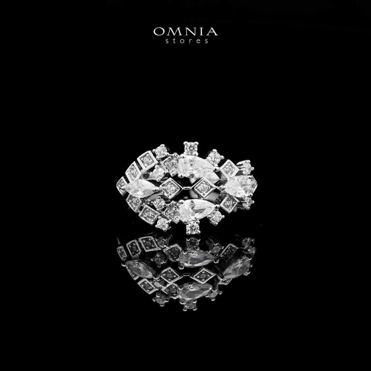 Omnia Melora White Zircon Bridal Full Set - OMNIASTORES UAE