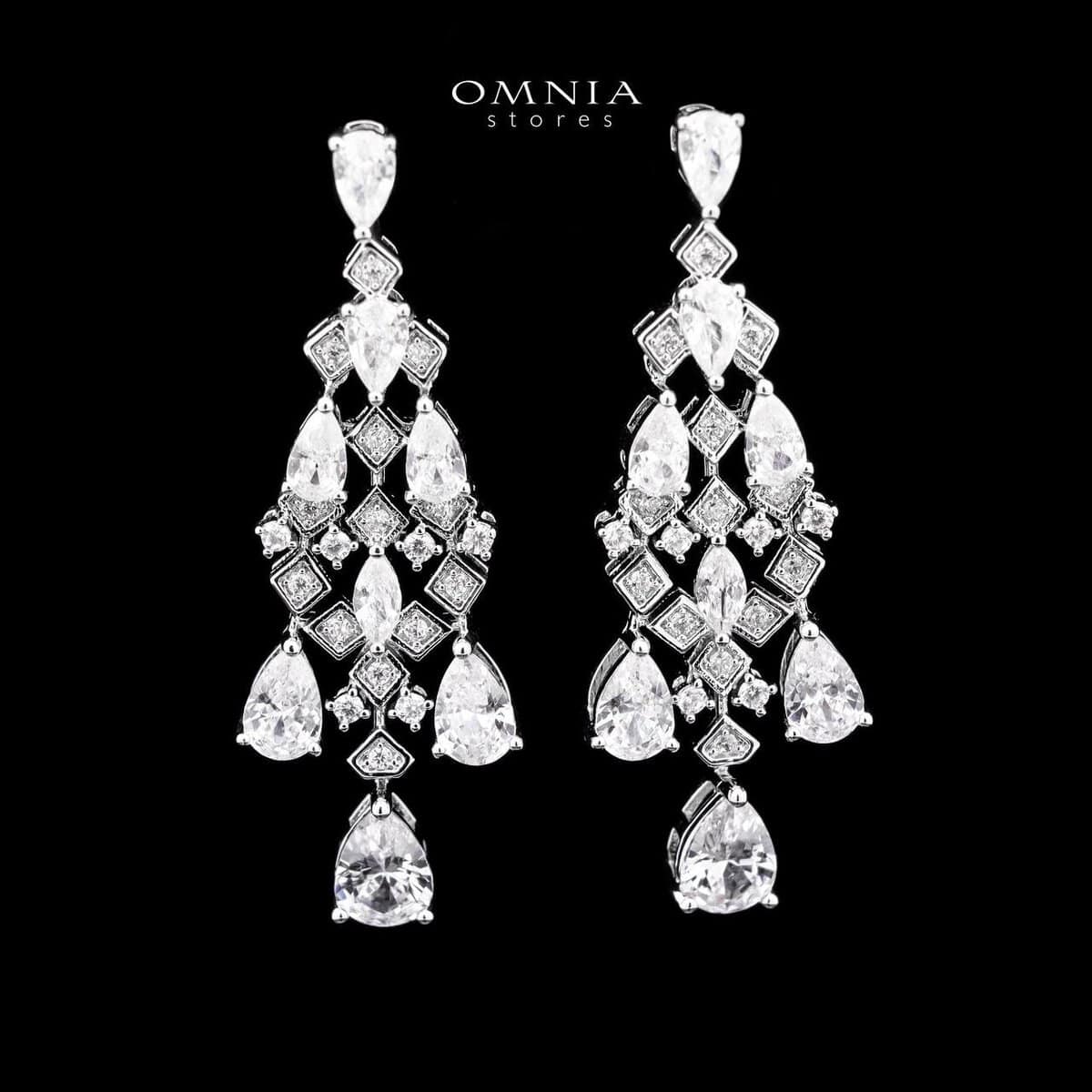 Omnia Melora White Zircon Bridal Full Set - OMNIASTORES UAE