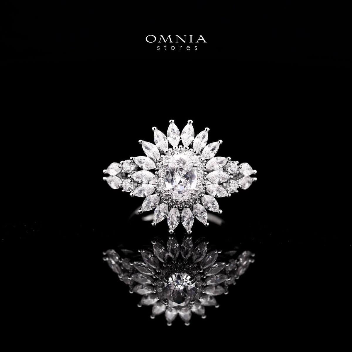 Omnia Asmaa Pure White Bridal Full Zircon Set - OMNIASTORES UAE