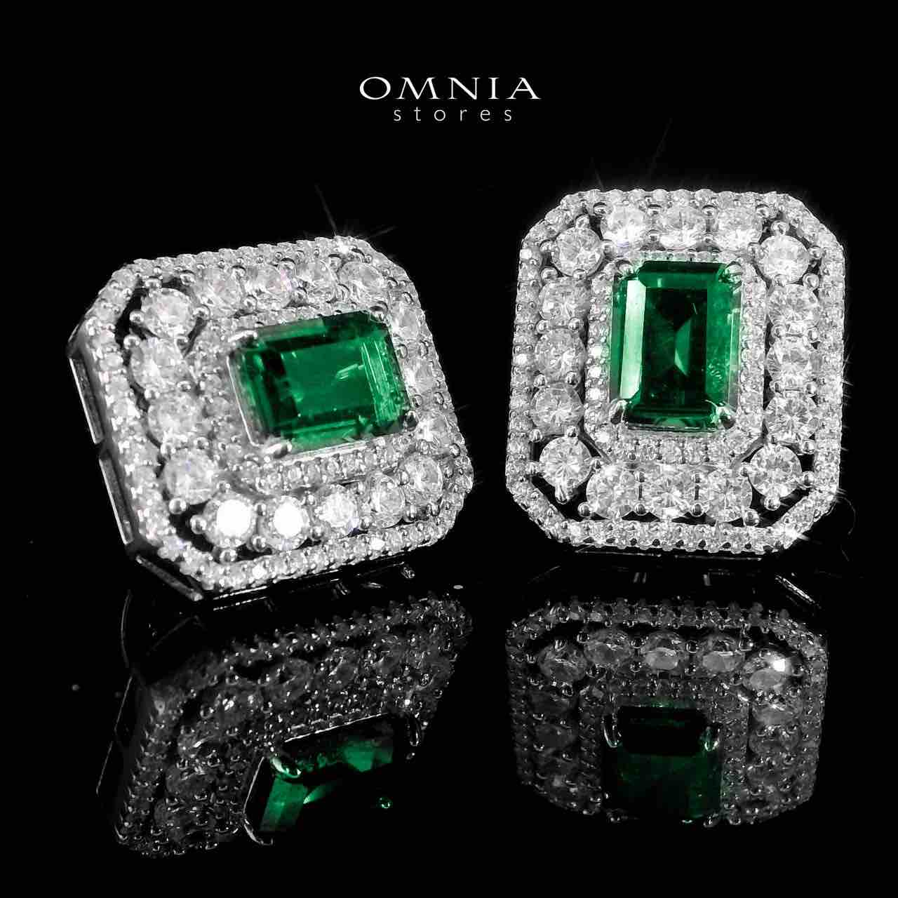 Sally Earring in 925 Silver High Quality Simulated Diamonds
