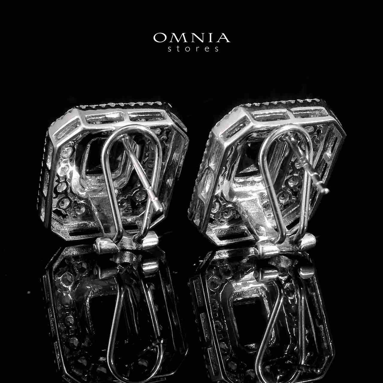 Sally Earring in 925 Silver High Quality Simulated Diamonds