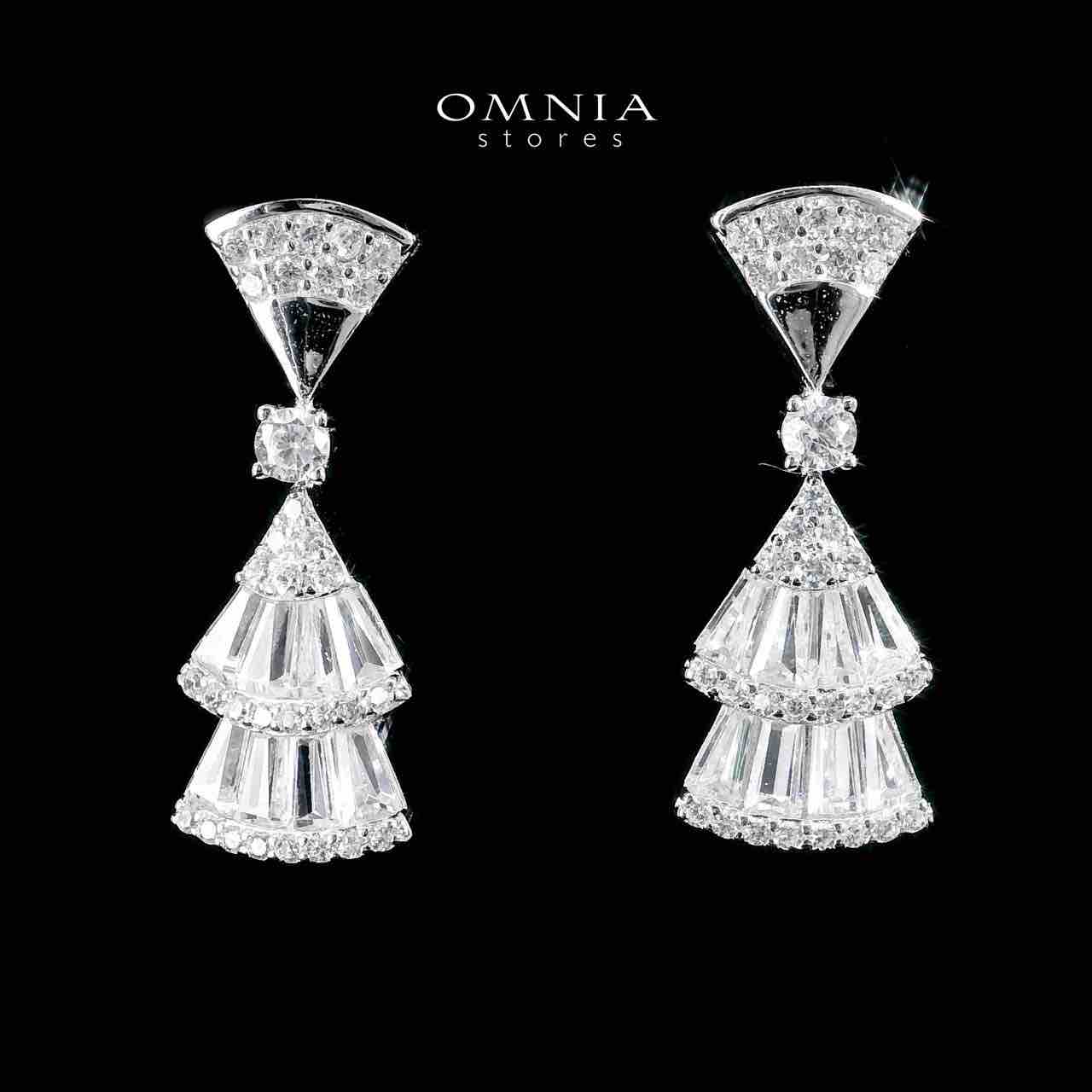 Omnia Sumaya White Bridal Full Set in 925 Silver High Quality Simulated Diamonds