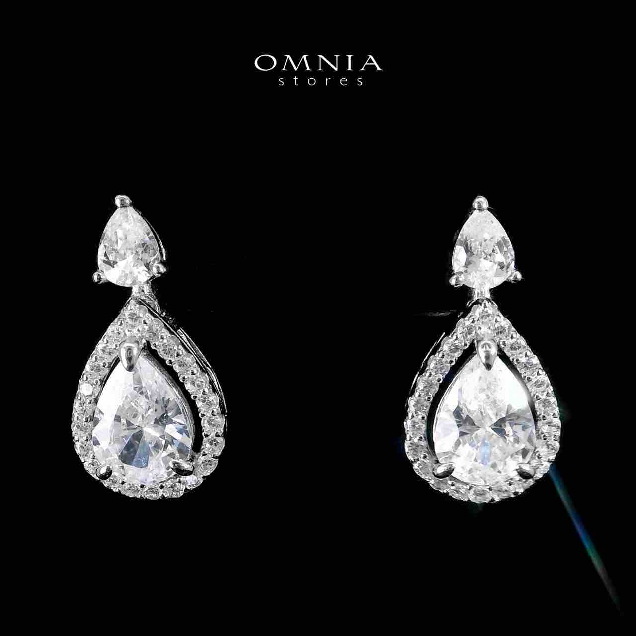 Omnia Sundus White Bridal Full Set in 925 Silver High Quality Simulated Diamonds