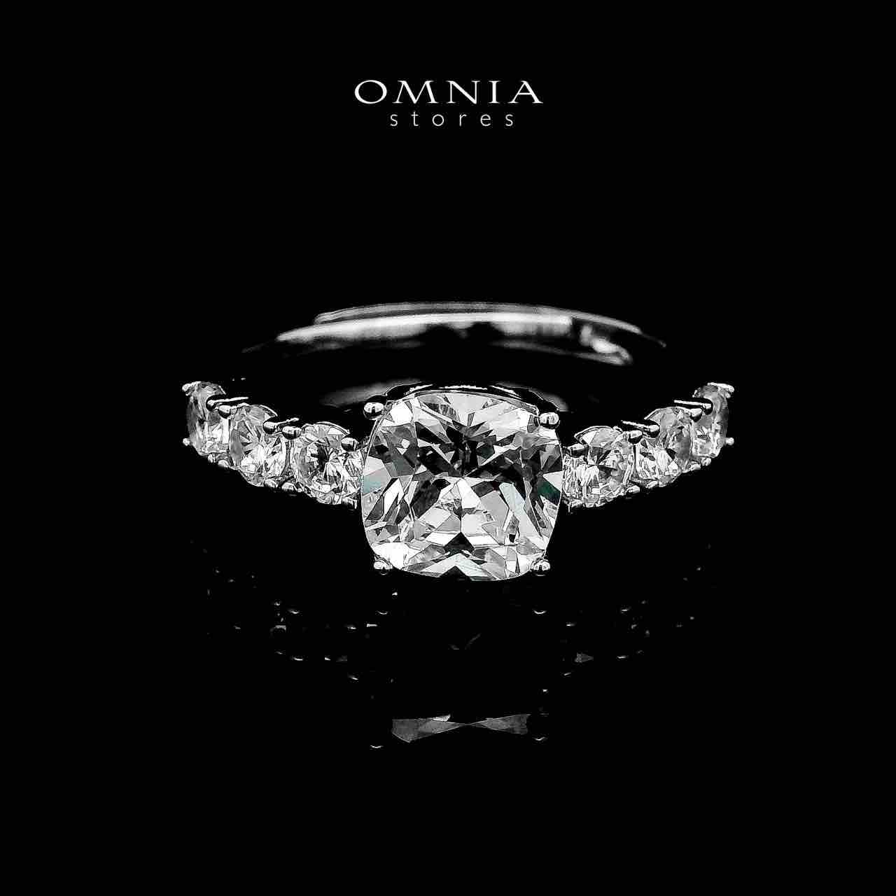 Omnia Baran White Bridal Full Set in High Quality Zircon Stone in Rhodium Plated - OMNIASTORES UAE