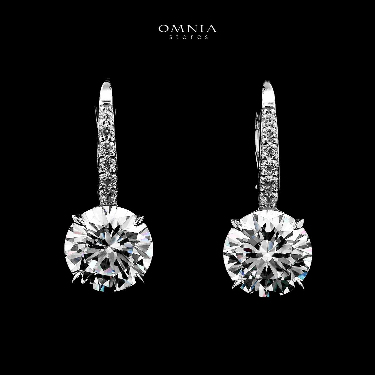 Mahvash Drop Earrings In 925 Silver Certified High Quality Lab Grown Stones