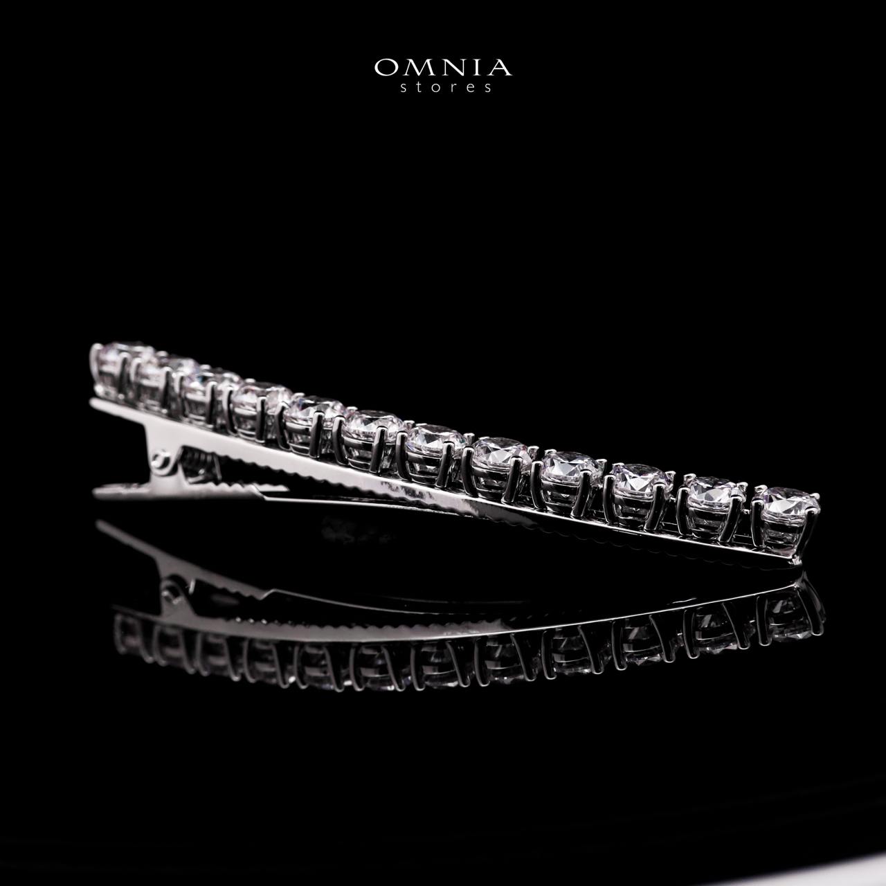 Monir White Hair Clip In 925 Silver High Quality Lab Grown Stones