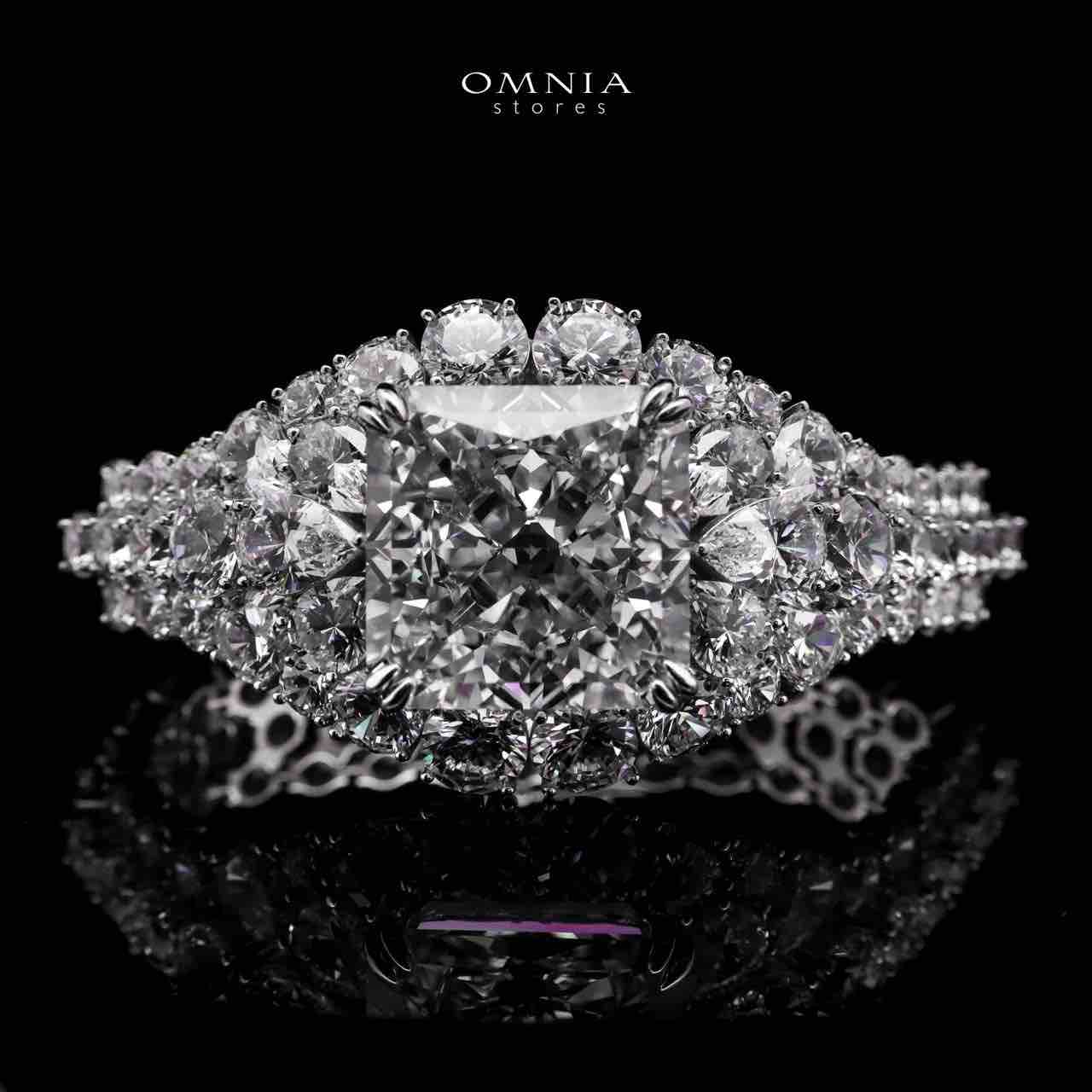 Nahid White Bracelet In 925 Silver Certified High Quality Lab Grown Stones