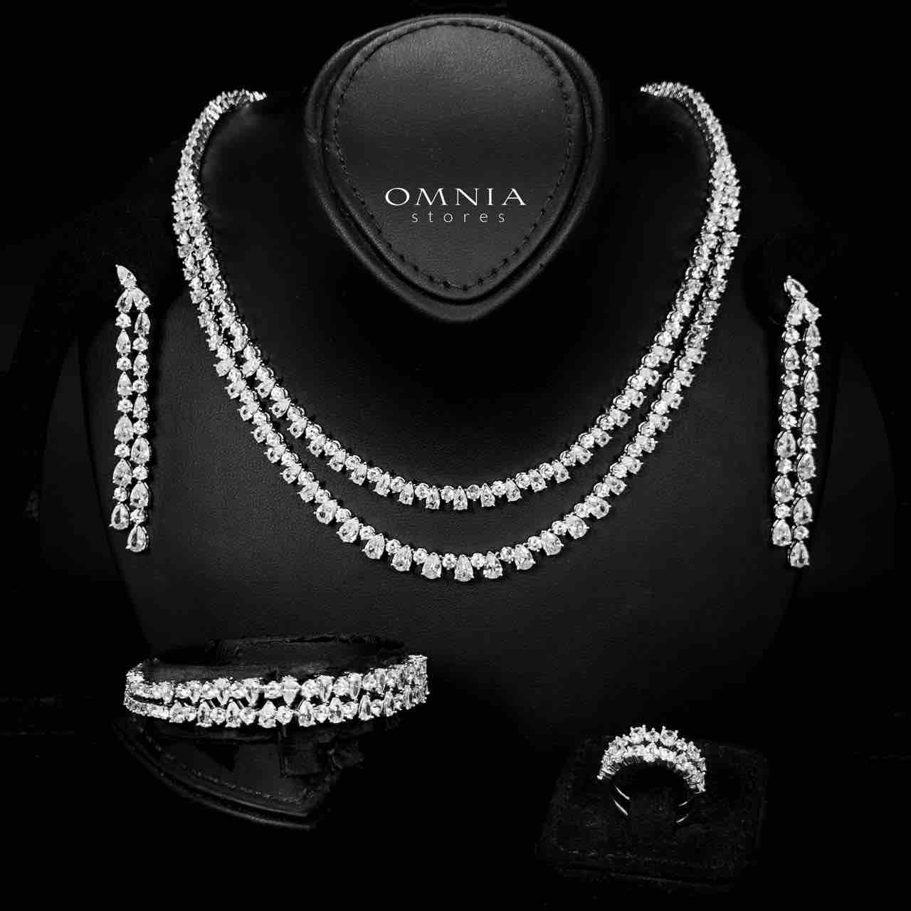 Omnia Aria White Bridal Full Set - OMNIASTORES UAE