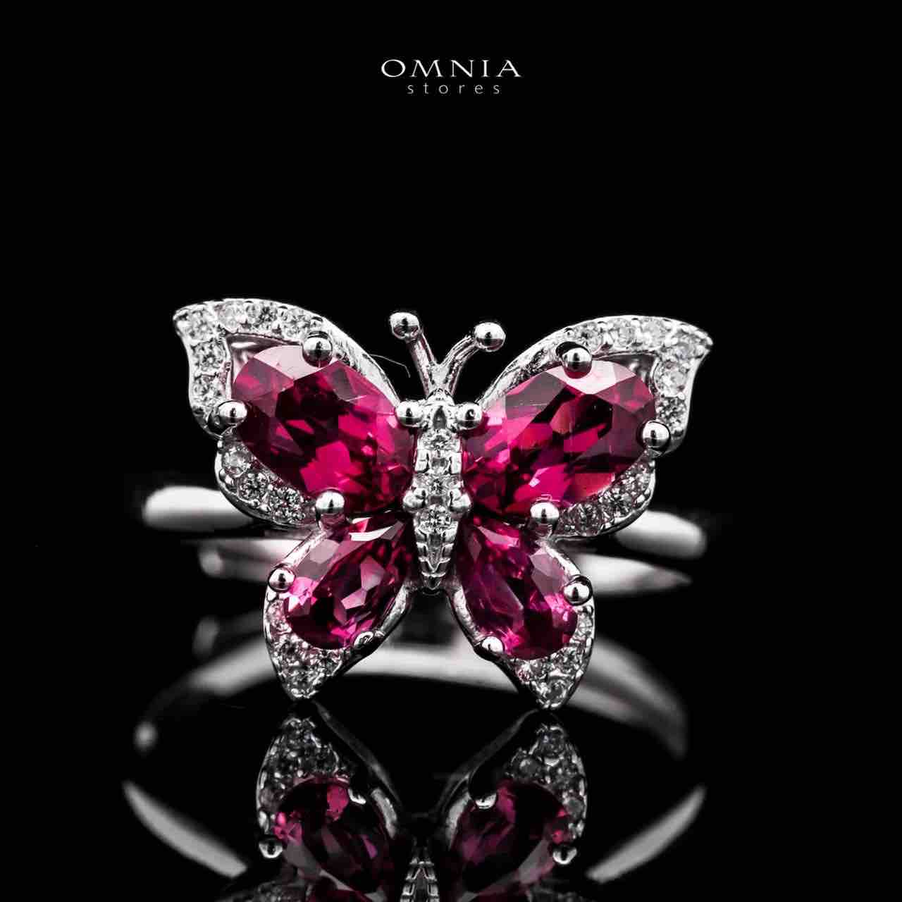 Omnia Taliyah Ring In 92.5 Silver High Quality Natural Stone - OMNIASTORES UAE