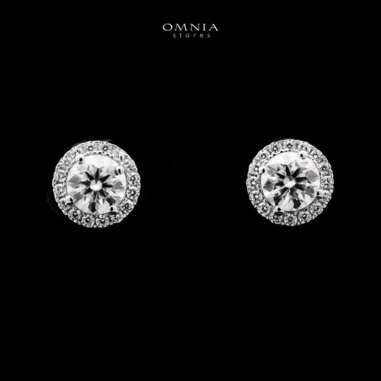 Basira Round Cut White Moissanite Stone Ring With GRA Certified High Quality in 925 Silver 5mm 0.5Ct - OMNIASTORES UAE