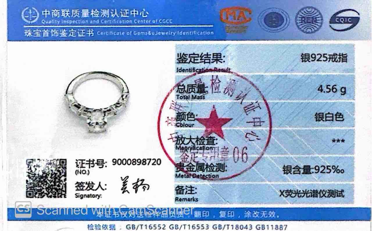 Omnia Nourine Silver Ring In 925 Silver High Quality Certified Lab Crafted Stones - OMNIASTORES UAE