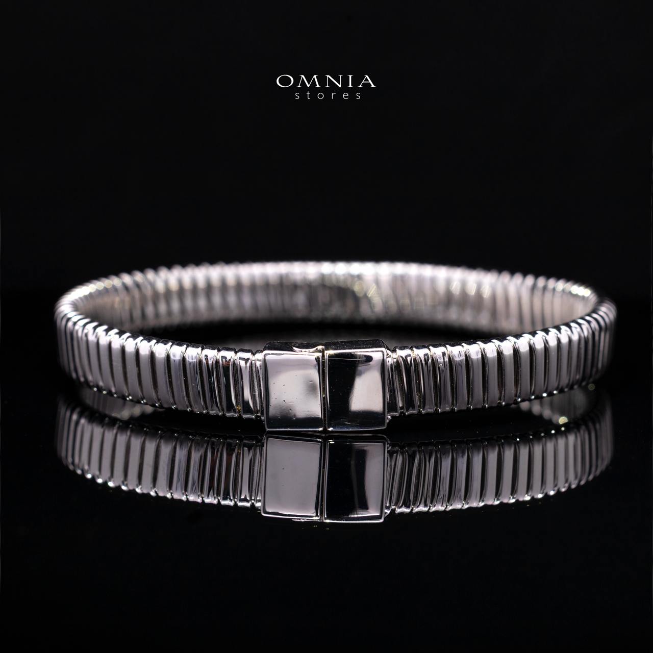 Calyssia Silver Bracelet with High-Quality Premium Simulated Diamonds in 925 Sterling Silver