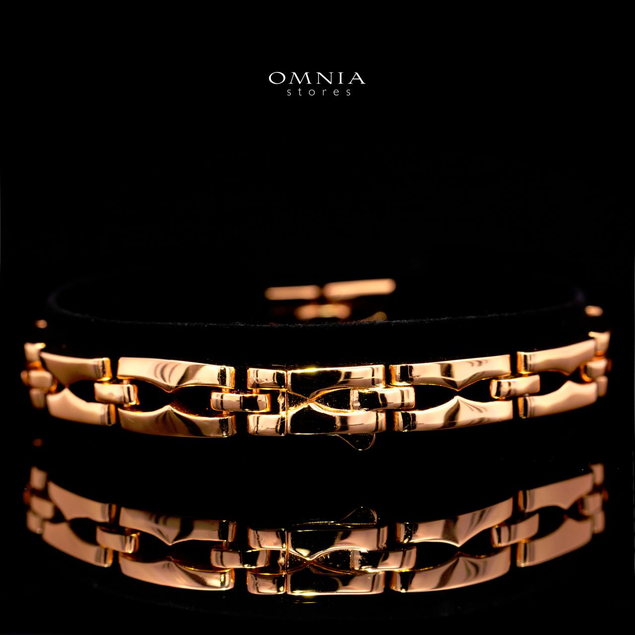 Karah Rose Gold Bracelet with Certified High-Quality Premium Simulated Diamonds in 925 Sterling Silver