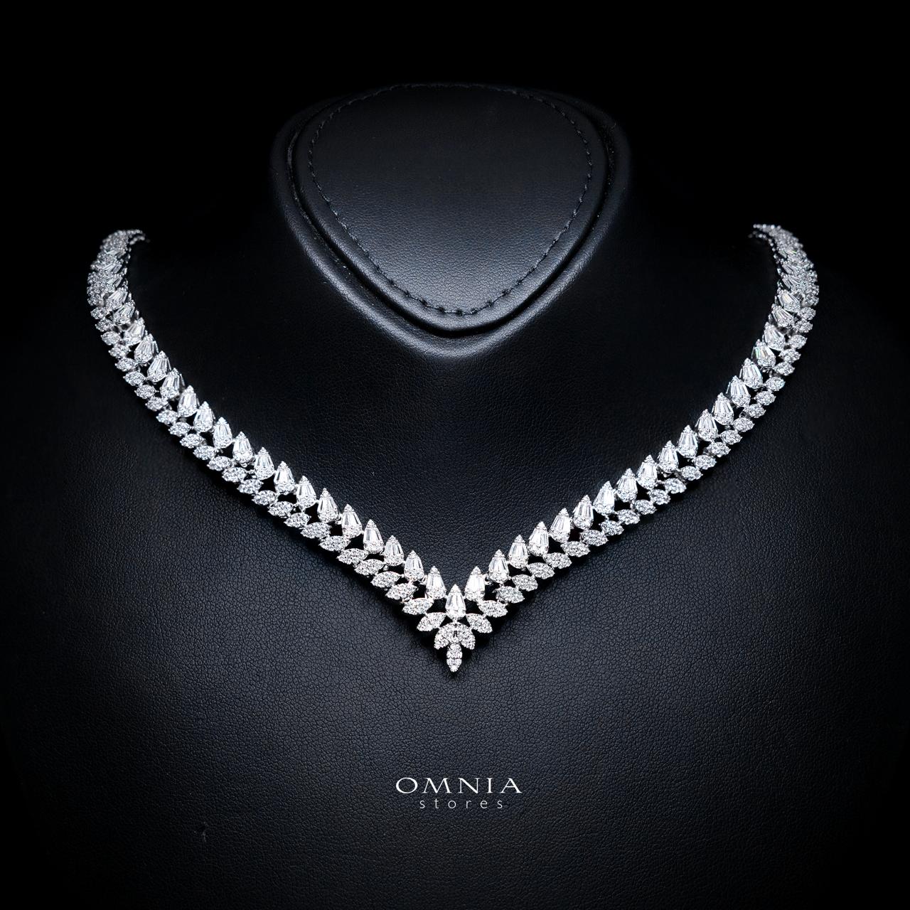 Kirsten Luxury Bridal Full Set with High-Quality Simulated Diamonds – Rhodium Plated