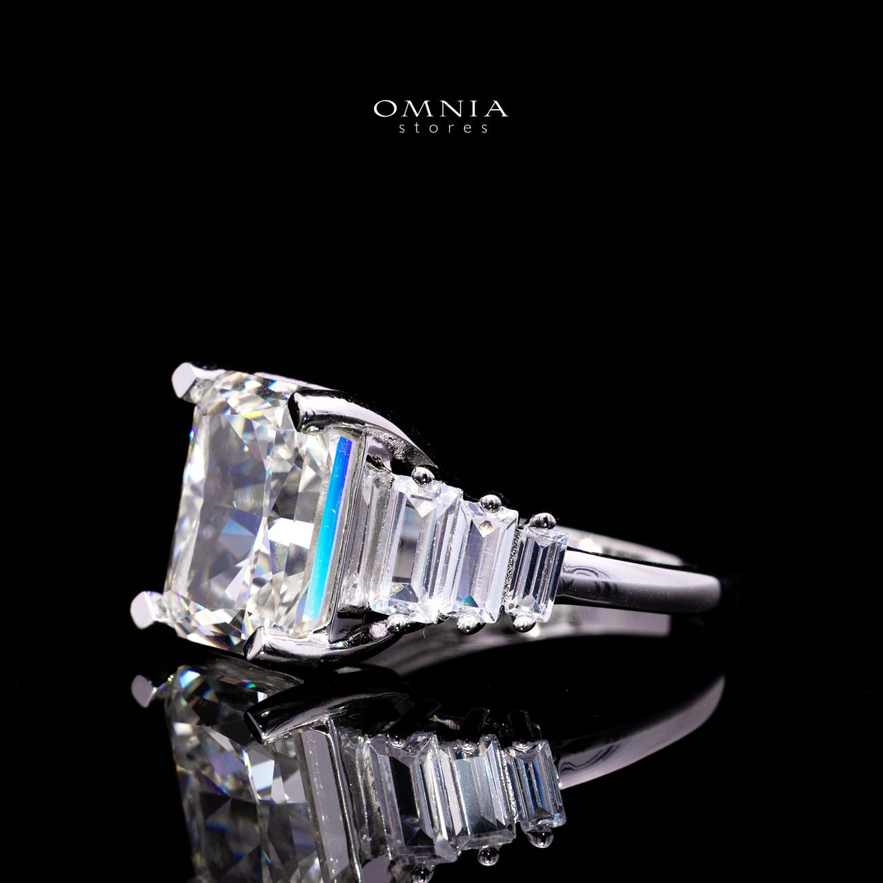 Karylle Ring with Certified Premium Simulated Diamonds in 925 Sterling Silver