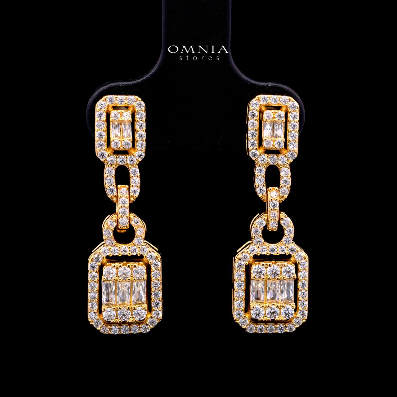Sindy Gold Luxury Bridal Full Set with High-Quality Simulated Diamonds – Rhodium Plated