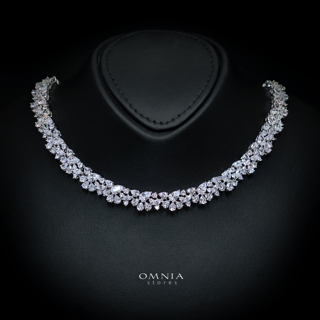 Safira White Luxury Bridal Full Jewelry Set with High-Quality Premium Simulated Diamonds