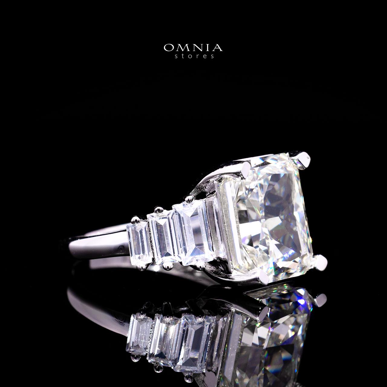 Karylle Ring with Certified Premium Simulated Diamonds in 925 Sterling Silver