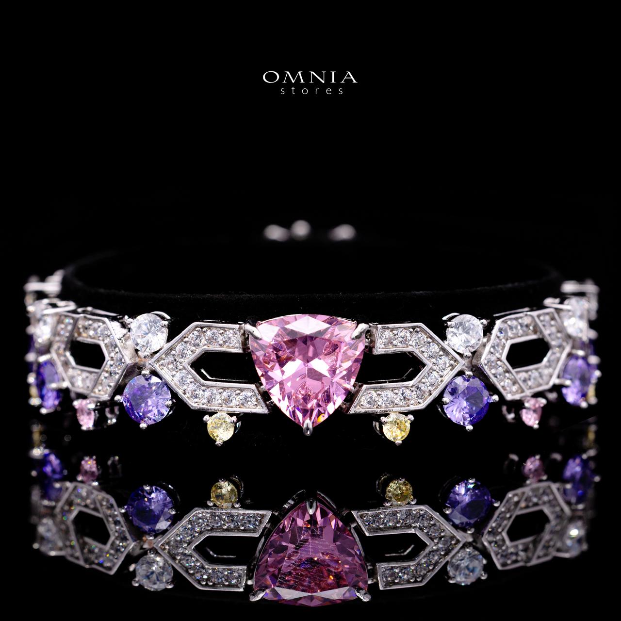 Elissa Multicolor Luxury Bridal Full Set with High-Quality Simulated Diamonds – Rhodium Plated