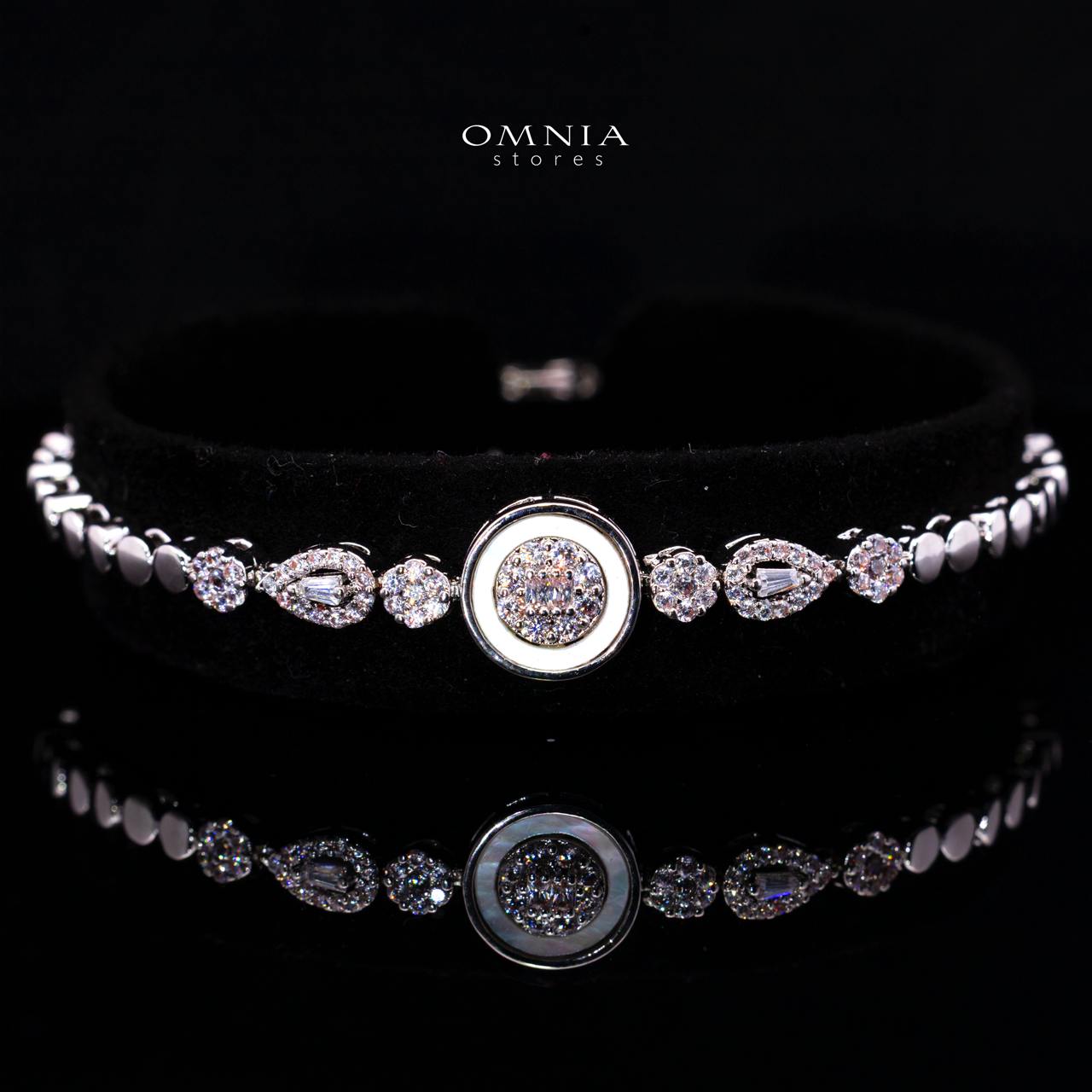 Asteria Luxury Bridal Full Set with High-Quality Simulated Diamonds and Premium Rhodium Plating